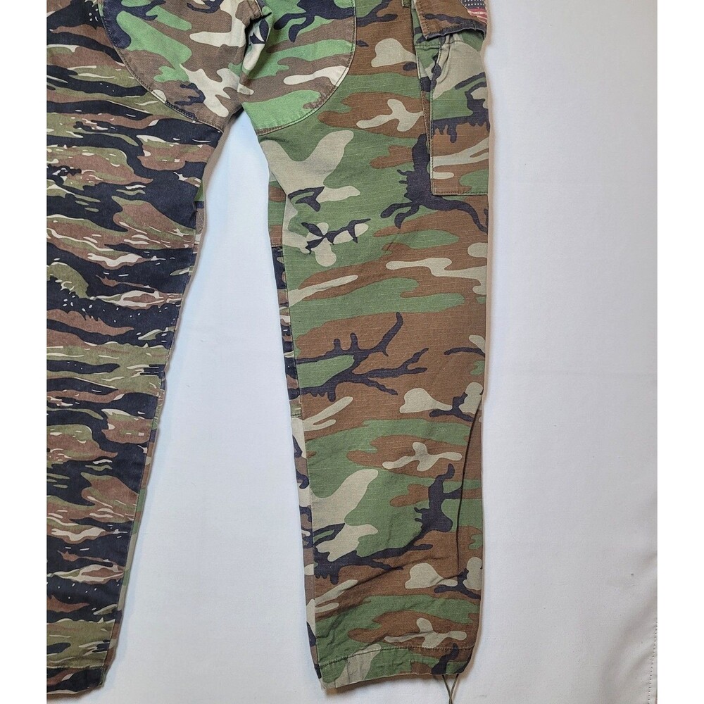 Ralph Lauren DENIM & SUPPLY Flag Tiger Camo Cargo Paratrooper Pants Men's 32X30 - Picture 11 of 16
